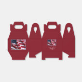 退役軍人の日ありがとう，愛国的なアメリカ国旗 フェイバーボックス (折り畳みなし)