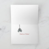 退役軍人の日に退役軍人ありがとう サンキューカード (内部)