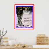 退役軍人の日の名誉のポスター8.99 ポスター (キッチン)