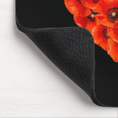 退役軍人の日の私たち忘れ赤いポピーの花Usa マウスパッド (コーナー)