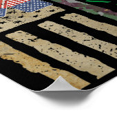 退役軍人の日は軍人Caに感謝 ポスター (角)