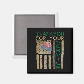 退役軍人の日は軍人Caに感謝 マグネット (正面/裏面)