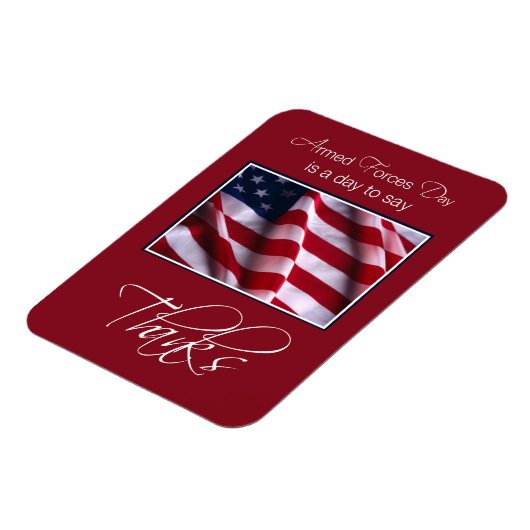 退役軍人の日感謝、愛国的アメリカ国旗 マグネット (左側)