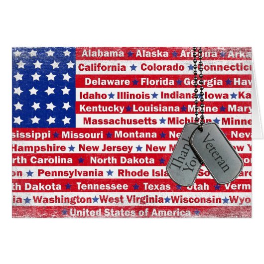 退役軍人の日統一された州国旗 (正面横)