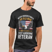 退役軍人の日2025年101st空挺型イーグルアメリカン tシャツ (正面)