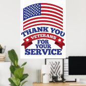 退役軍人の日2025、退役軍人の日2026、Honoring Ser ポスター (ホームオフィス)