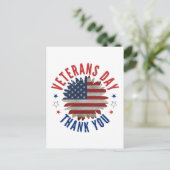 退役軍人の日 ありがとう ポストカード (スタンド正面)