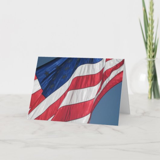 退役軍人の日,ありがとう – 軍隊グリーティングカード サンキューカード (正面)