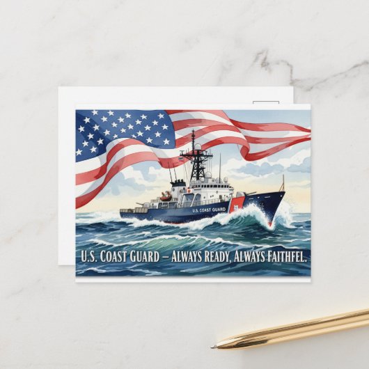 退役軍人の日 - すべての従軍者に敬意を表して ポストカード (正面/裏面インサイチュ)