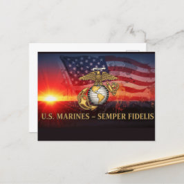 退役軍人の日 - すべての従軍者に敬意を表す ポストカード