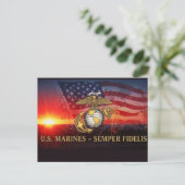 退役軍人の日 - すべての従軍者に敬意を表す ポストカード (スタンド正面)