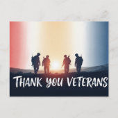 退役軍人の日 - すべての従軍者に敬意を表す ポストカード (正面)