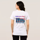退役軍人の日 トライブレンドTシャツ (裏面全面)