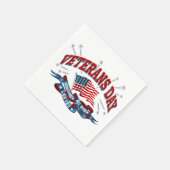 「退役軍人の日」ナプキンス スタンダードカクテルナプキン (角)