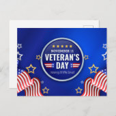 退役軍人の日 ポストカード (正面/裏面)