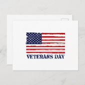 退役軍人の日 & モールス符号 ポストカード (正面/裏面)