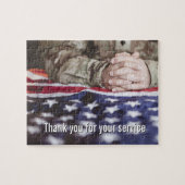 退役軍人の日 – 務めた全員を称える ジグソーパズル (横)