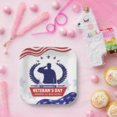 退役軍人の日 – 務めた全員を称える ペーパープレート (パーティー)