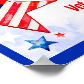 退役軍人の日 – 務めた全員を称える ポスター (角)