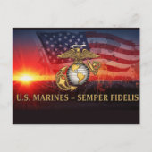 退役軍人の日 – 務めた全員を称える ポストカード (正面)