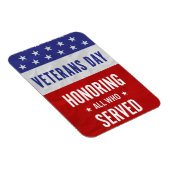 退役軍人の日 – 務めた全員を称える マグネット (右側)
