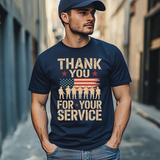 退役軍人の日 御奉仕感謝 Tシャツ