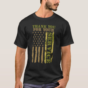 退役軍人の日 感謝の意を表します あなたの尽力に敬意を 兵隊 私 Tシャツ