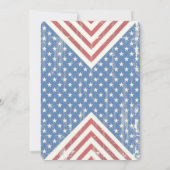 退役軍人の日 招待状 | 英雄たちを称えるBBQ (裏面)