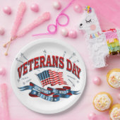「退役軍人の日」紙プレート ペーパープレート (パーティー)