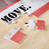 「退役軍人の日」、「軍隊の日」のコラージュ、 ジグソーパズル (側面)