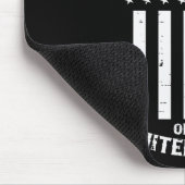 退役軍人の統一された州米国国旗のメモリアルデー マウスパッド (コーナー)