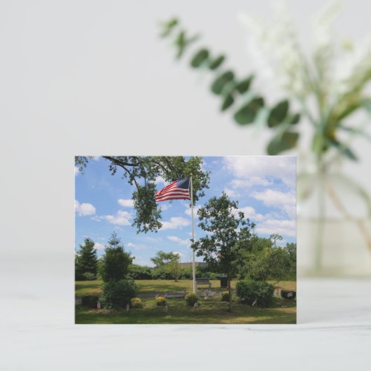 退役軍人の記念物の庭 ポストカード (スタンド正面)