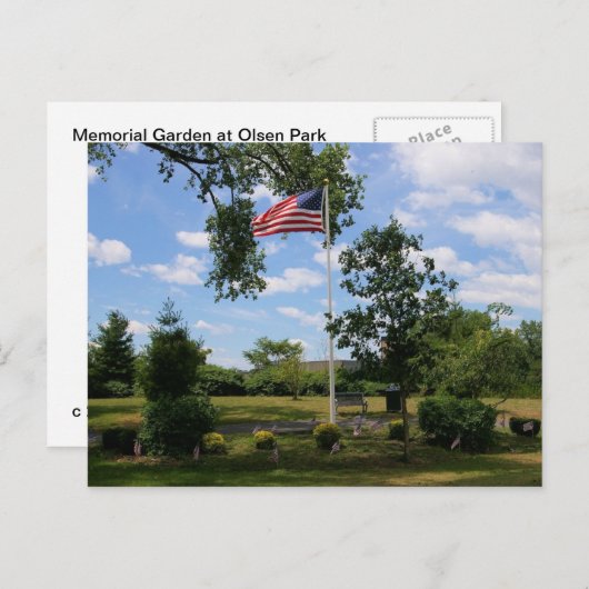 退役軍人の記念物の庭 ポストカード (正面/裏面)