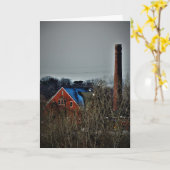 「退役軍人の領土」クリスマスカード カード (黄色い花)