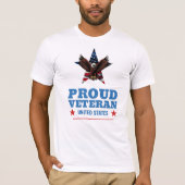 退役軍人の鷲 Tシャツ (正面)