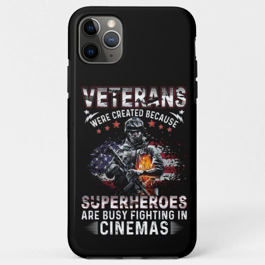 退役軍人はシネマ忙しスのスーパーヒーロー Case-Mate iPhoneケース (裏面)