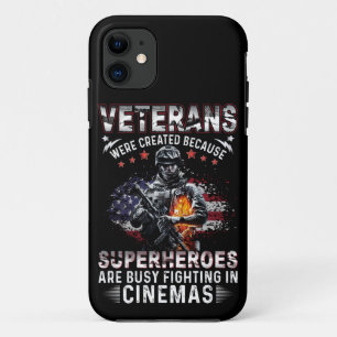 退役軍人はシネマ忙しスのスーパーヒーロー iPhone 11 ケース