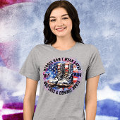 退役軍人はヒーローだ トライブレンドTシャツ