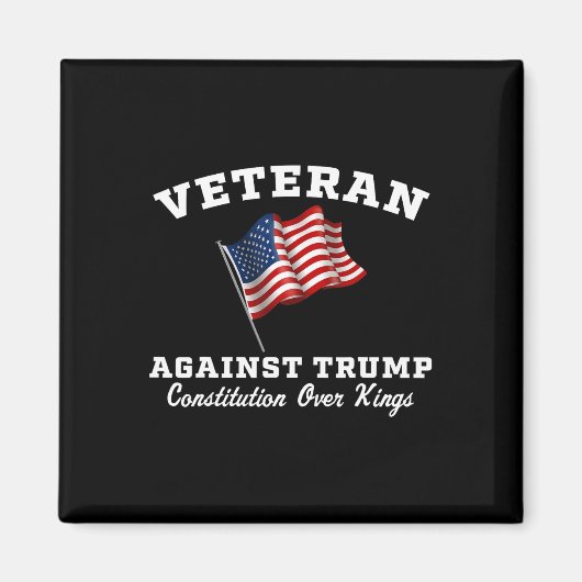 退役軍人は王に対するトランプ憲法 マグネット (正面)