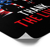 退役軍人をテーマ落ちたにした軍隊サポートの評価1 ポスター (角)