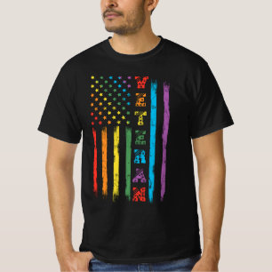 退役軍人アメリカゲイレズビアントランスジェンダーバイセクシュアル Tシャツ