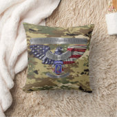 退役軍人アメリカン誇りを持った・イーグル クッション (ブランケット)