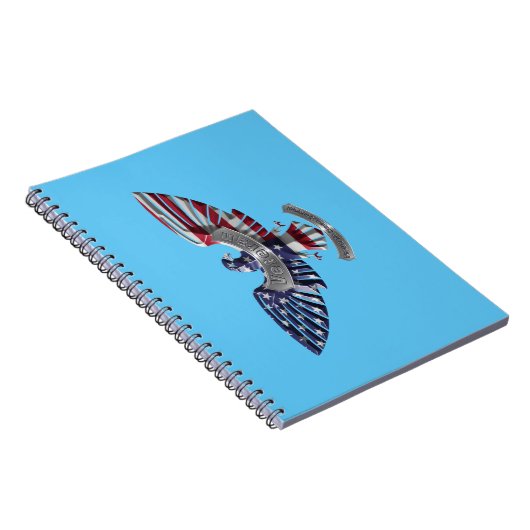 退役軍人アメリカン誇りを持った・イーグル ノートブック (右側)