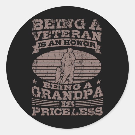 退役軍人アメリカ退役軍人ギフト退役軍人日 ラウンドシール (正面)