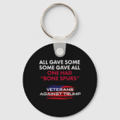 退役軍人アンチ切り荷車を引く札のVe用の骨拍数 キーホルダー (正面)