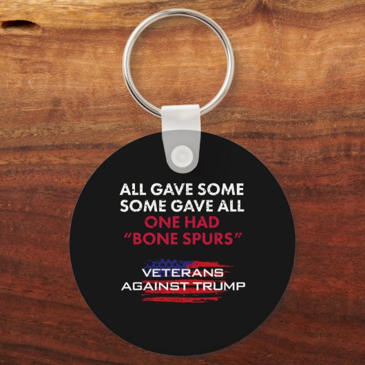 退役軍人アンチ切り荷車を引く札のVe用の骨拍数 キーホルダー (正面)