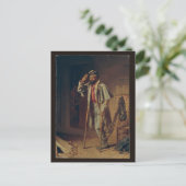 退役軍人ウッド – 南北戦争アフリカ系アメリカ人 ポストカード (スタンド正面)