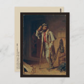 退役軍人ウッド – 南北戦争アフリカ系アメリカ人 ポストカード (正面/裏面)