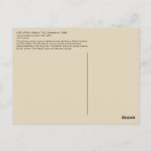 退役軍人ウッド – 南北戦争アフリカ系アメリカ人 ポストカード (裏面)