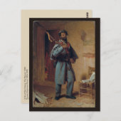 退役軍人ウッド – 南北戦争アフリカ系アメリカ人 ポストカード (正面/裏面)